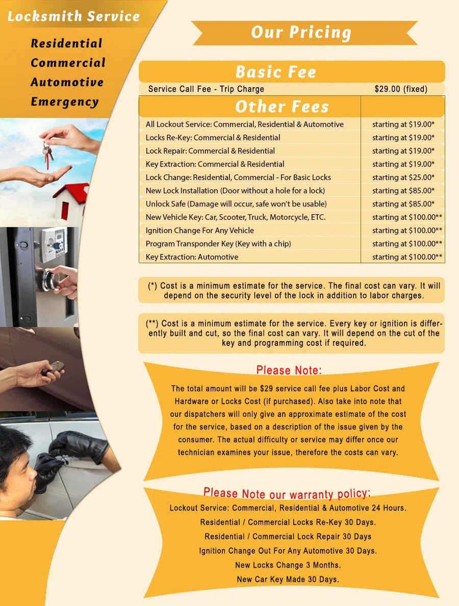 Locksmith Key Store Moreno Valley, CA 951-390-2015